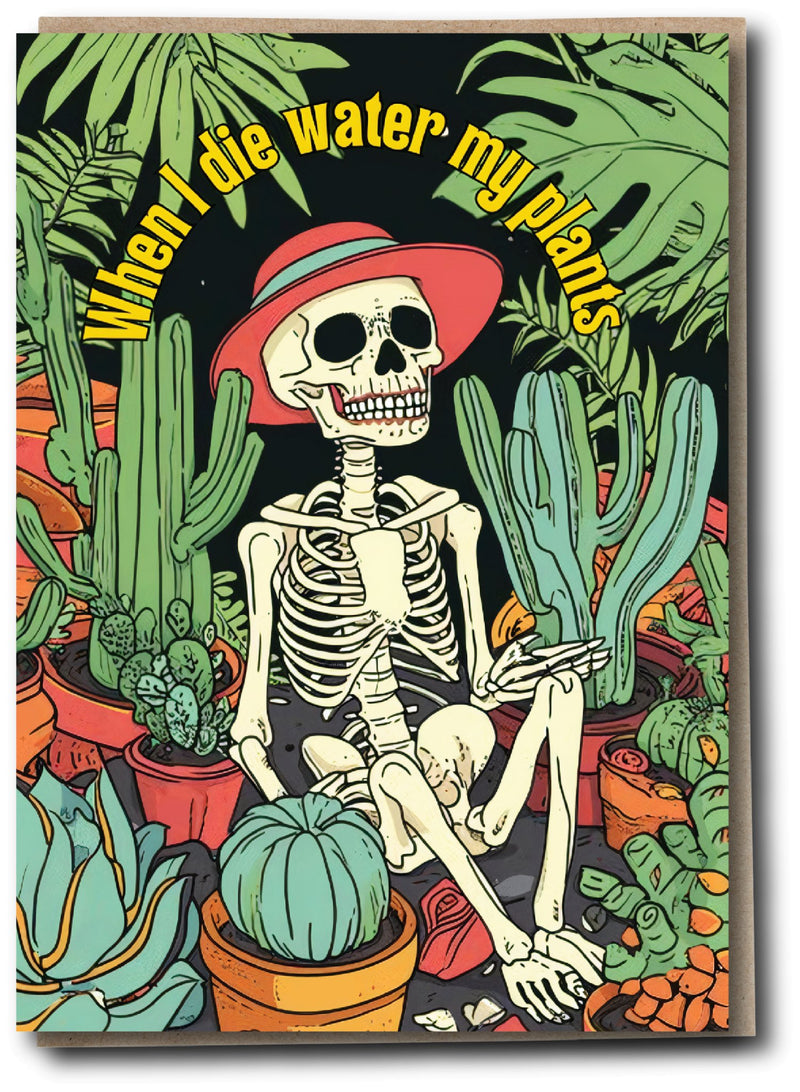 Silly Sausage Cards - When I Die - Something Different Gift Shop