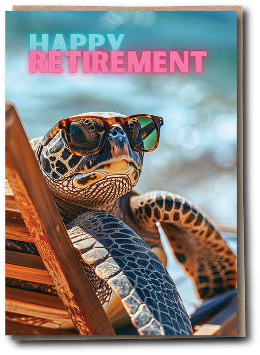 Silly Sausage - Happy Retirement Turtle - Something Different Gift Shop