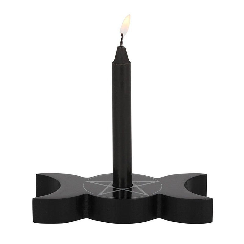 Spell Candle Holder - Triple Moon - Something Different Gift Shop