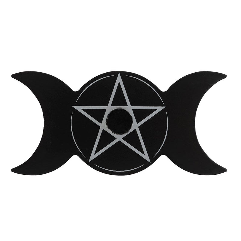 Spell Candle Holder - Triple Moon - Something Different Gift Shop