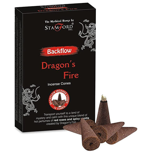Stamford Dragons Fire Backflow Incense Cones - Something Different Gift Shop