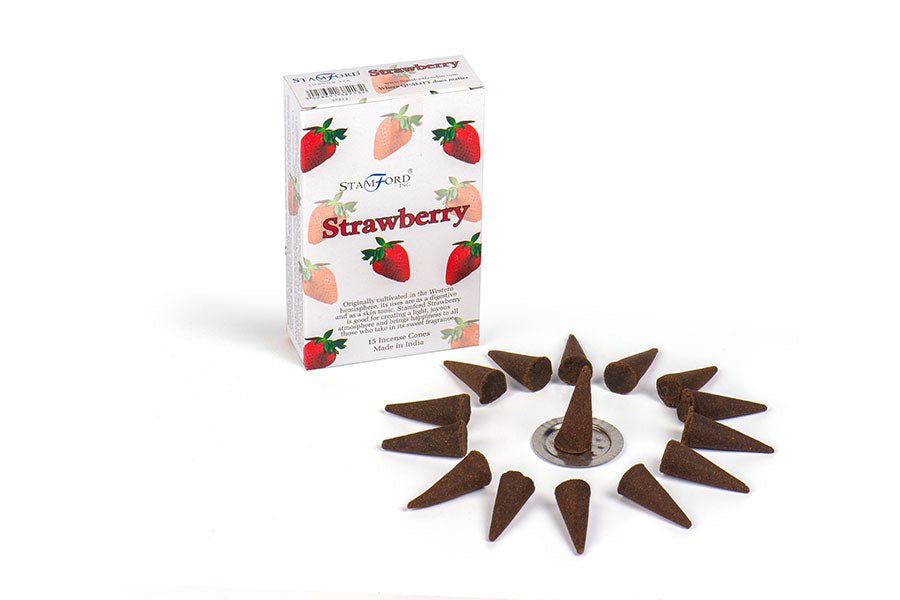 Stamford Strawberry Incense Cones - Something Different Gift Shop