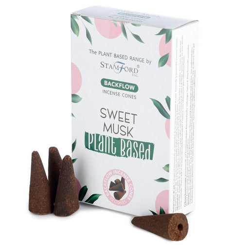 Stamford Sweet Musk Plant Based Backflow Incense Cones - Something Different Gift Shop
