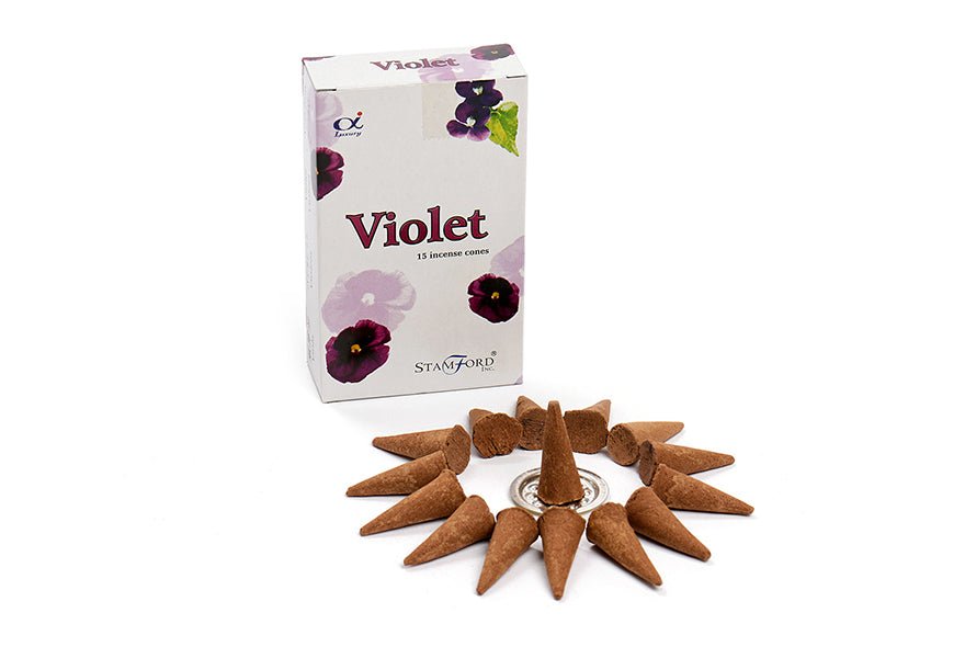 Stamford Violet Incense Cones - Something Different Gift Shop