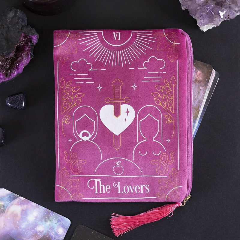 Tarot Card Zippered Bag - The Lovers - Something Different Gift Shop