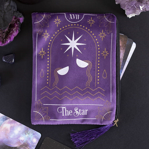 Tarot Card Zippered Bag - The Star - Something Different Gift Shop