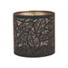 Tealight Wax Melter and Candle Holder - Black Leaves - Something Different Gift Shop
