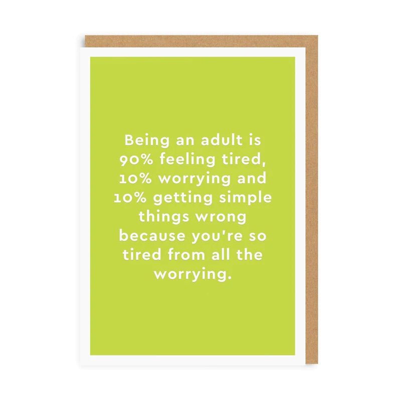 Technically Ron - Being An Adult - Something Different Gift Shop