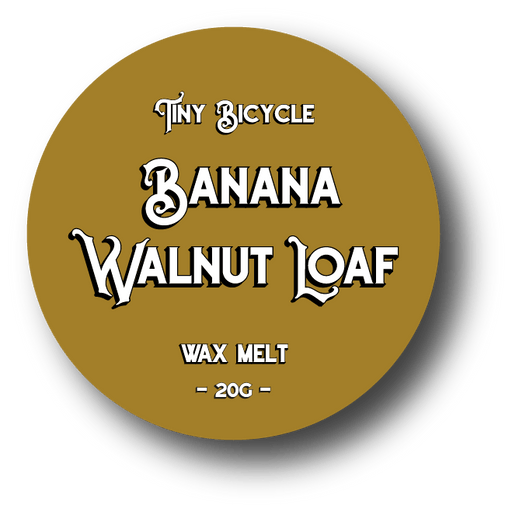 Tiny Bicycle Banana Walnut Loaf Mini Wax Melt - Something Different Gift Shop