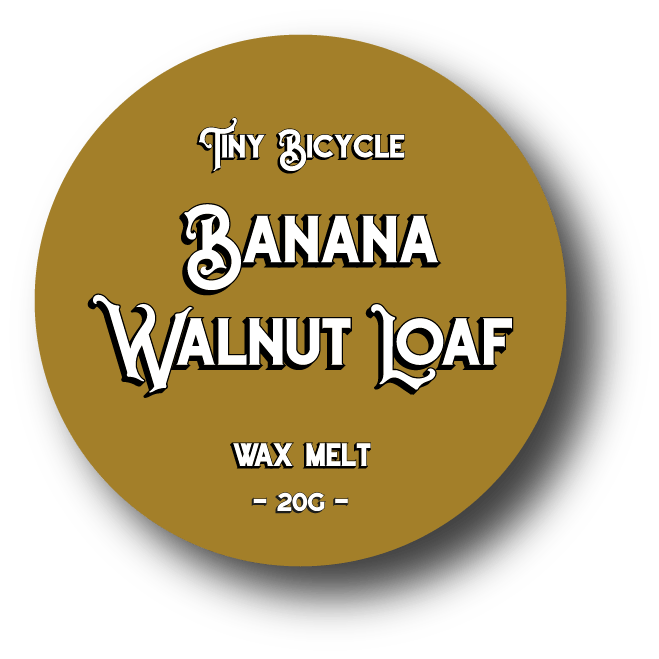 Tiny Bicycle Banana Walnut Loaf Mini Wax Melt - Something Different Gift Shop
