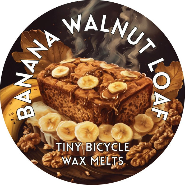 Tiny Bicycle Banana Walnut Loaf Segment Wax Melt - Something Different Gift Shop