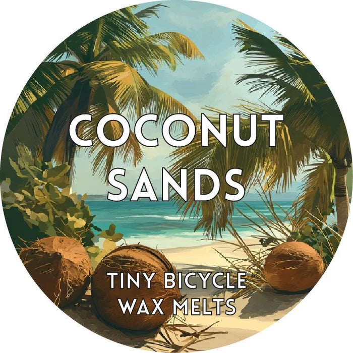 Tiny Bicycle Coconut Sands Segment Wax Melt - Something Different Gift Shop