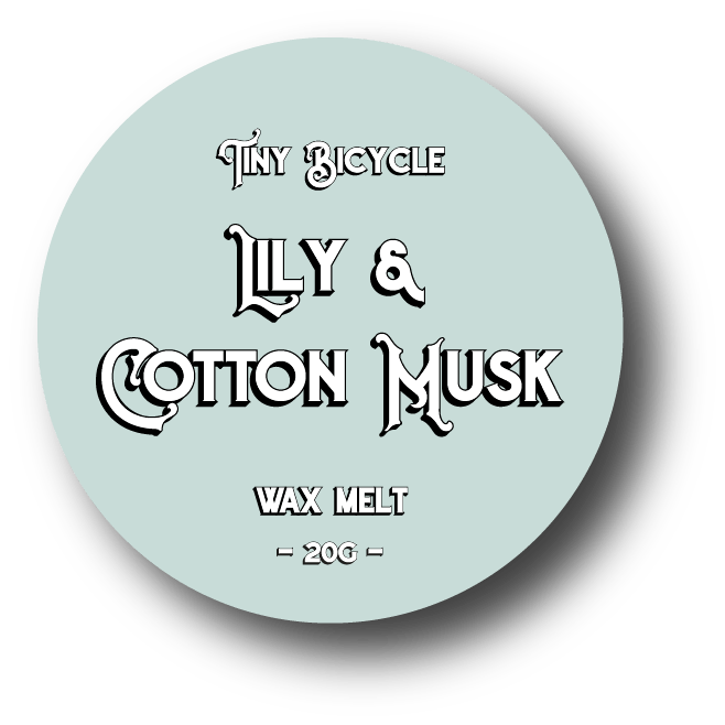 Tiny Bicycle Lily & Cotton Musk Mini Wax Melt - Something Different Gift Shop