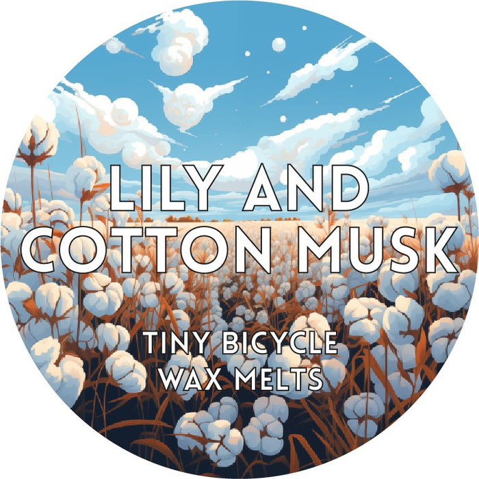 Tiny Bicycle Lily & Cotton Musk Segment Wax Melt - Something Different Gift Shop