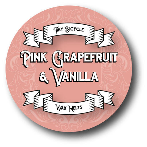 Tiny Bicycle Pink Grapefruit & Vanilla Segment Wax Melt - Something Different Gift Shop