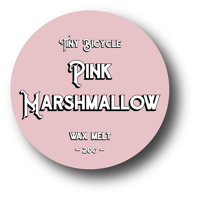 Tiny Bicycle Pink Marshmallow Mini Wax Melt - Something Different Gift Shop