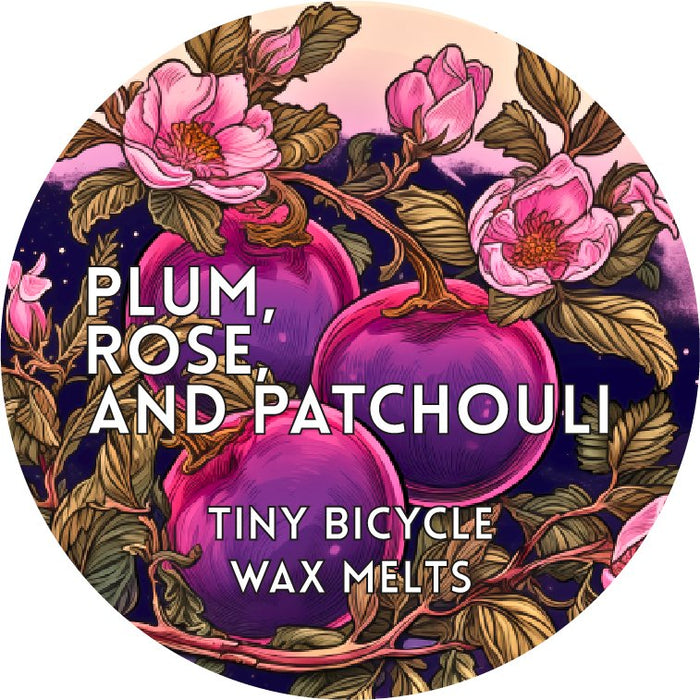 Tiny Bicycle Plum Rose & Patchouli Segment Wax Melt - Something Different Gift Shop