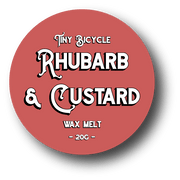 Tiny Bicycle Rhubarb & Custard Mini Wax Melt - Something Different Gift Shop