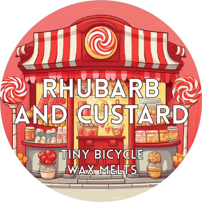 Tiny Bicycle Rhubarb & Custard Segment Wax Melt - Something Different Gift Shop