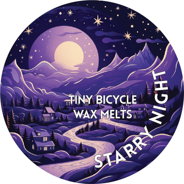 Tiny Bicycle Starry Night Segment Wax Melt - Something Different Gift Shop