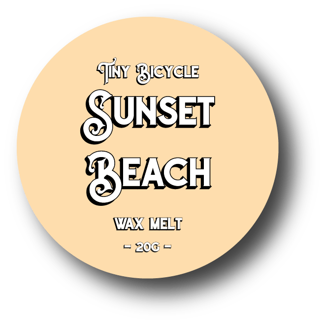 Tiny Bicycle Sunset Beach Mini Wax Melt - Something Different Gift Shop