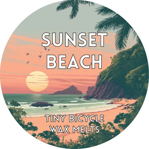 Tiny Bicycle Sunset Beach Segment Wax Melt - Something Different Gift Shop