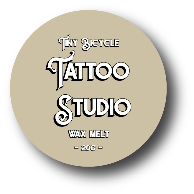 Tiny Bicycle Tattoo Studio Mini Wax Melt - Something Different Gift Shop