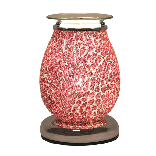 Touch Electric Wax Warmer - Animal Print Red - Something Different Gift Shop