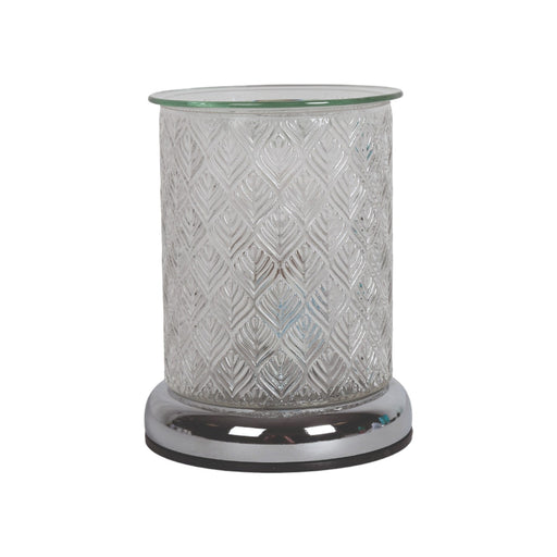 Touch Electric Wax Warmer - Clear Glass Leaf - Something Different Gift Shop