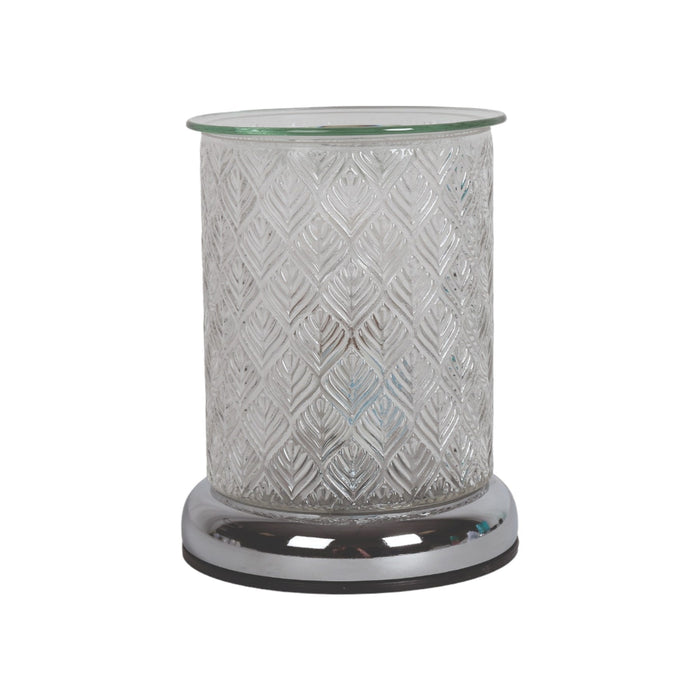 Touch Electric Wax Warmer - Clear Glass Leaf - Something Different Gift Shop