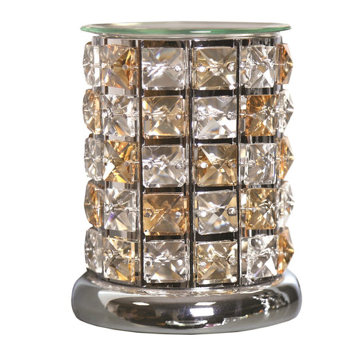Touch Electric Wax Warmer - Crystal Amber Check - Something Different Gift Shop