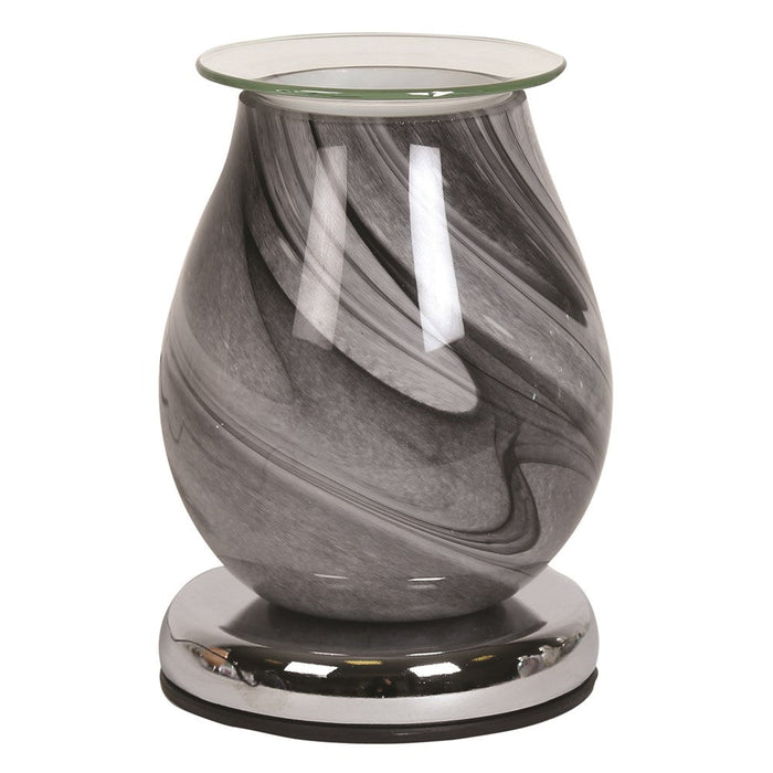 Touch Electric Wax Warmer - Grey Swirl - Something Different Gift Shop