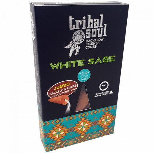 Tribal Soul Back Flow Cones - White Sage - Something Different Gift Shop