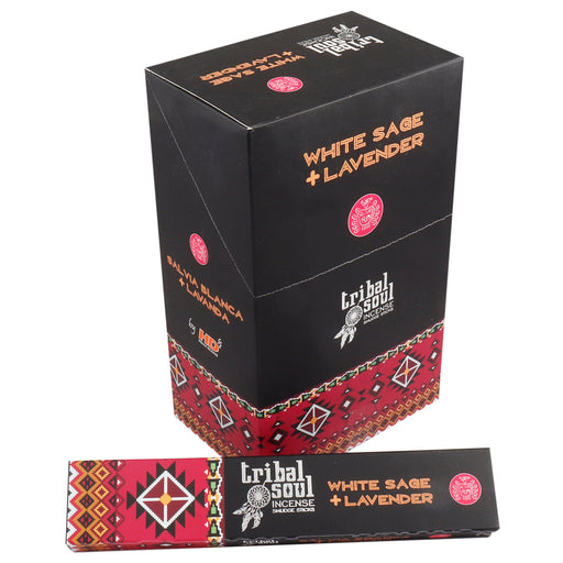 Tribal Soul Incense Sticks - White Sage & Lavender 15g - Something Different Gift Shop