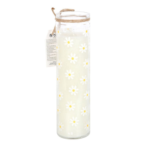 Tube Candle - White Daisy - Something Different Gift Shop