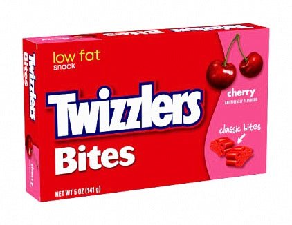 Twizzlers Cherry Classic Bites 141g Theatre Box - Something Different Gift Shop