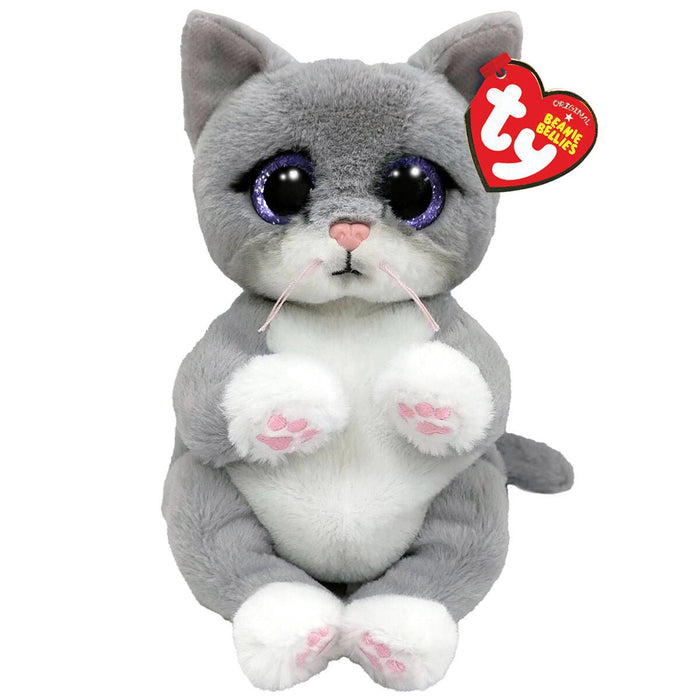 Ty Beanie Bellies - Morgan Grey Cat Regular - Something Different Gift Shop
