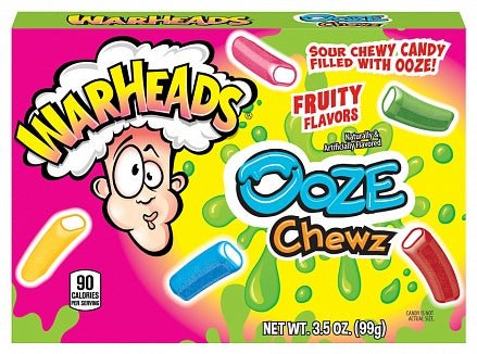 Warheads Sour Ooze Chews 99g Theatre Box - Something Different Gift Shop