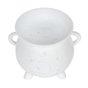 White Mystical Moon Cauldron Warmer - Something Different Gift Shop