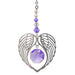 Wild Things Angel Wing Heart - Light Amethyst - Something Different Gift Shop