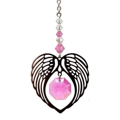 Wild Things Angel Wing Heart - Rose - Something Different Gift Shop