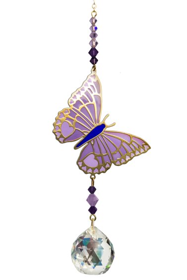 Wild Things Crystal Dreams - Butterfly Purple Emperor - Something Different Gift Shop