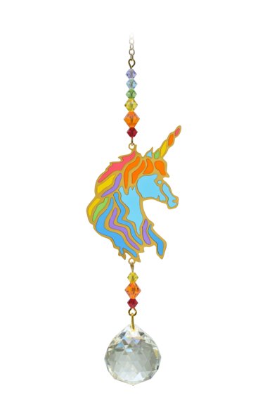 Wild Things Crystal Dreams - Unicorn Head Rainbow - Something Different Gift Shop