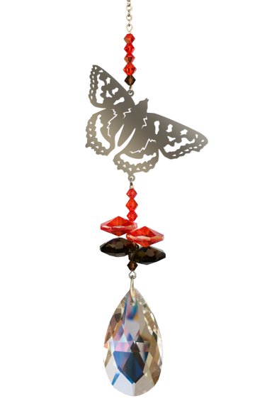 Wild Things Crystal Fantasy Small - Butterfly Red Admiral - Something Different Gift Shop