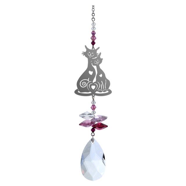 Wild Things Crystal Fantasy Small - Cats In Love - Something Different Gift Shop