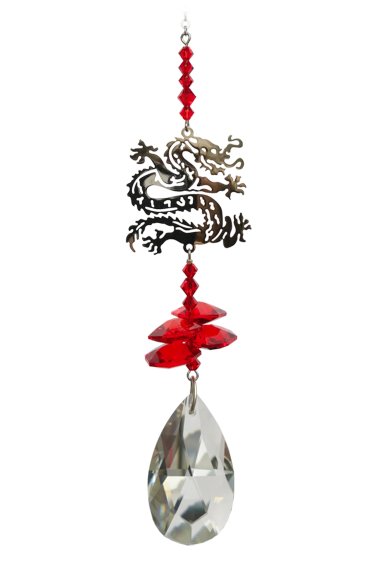 Wild Things Crystal Fantasy Small - Chinese Dragon Red - Something Different Gift Shop