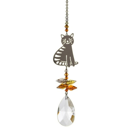Wild Things Crystal Fantasy Small - Sitting Cat Marmalade - Something Different Gift Shop