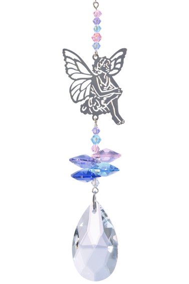 Wild Things Crystal Fantasy Small - Sitting Fairy Pastel - Something Different Gift Shop