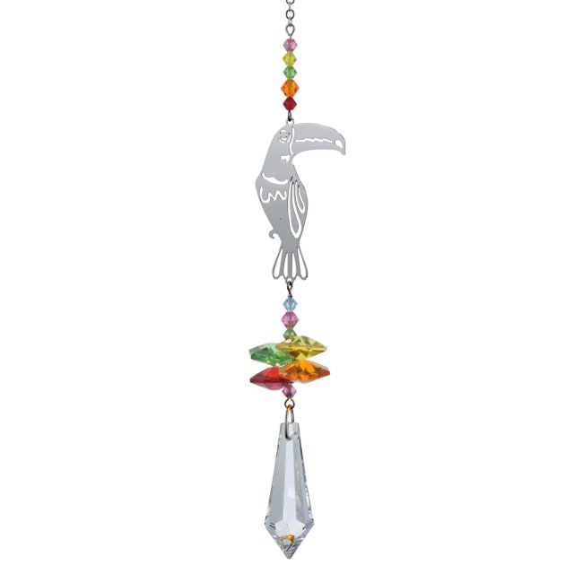 Wild Things Crystal Fantasy Small - Toucan Rainbow - Something Different Gift Shop
