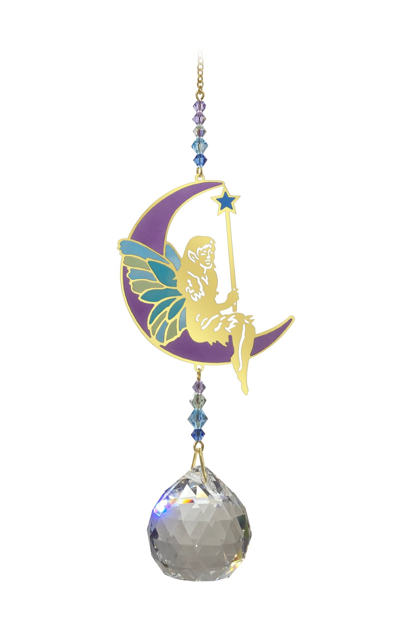 Wild Things Crystal Wonders - Fairy With Wand Aurora - Something Different Gift Shop